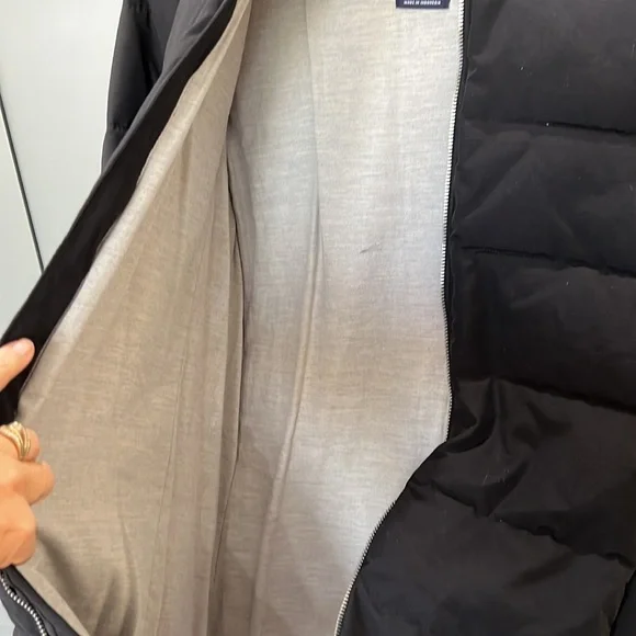 {GAP}Woman’s Sz M-Tall Black Primaloft Hooded Parka - Picture 5 of 10